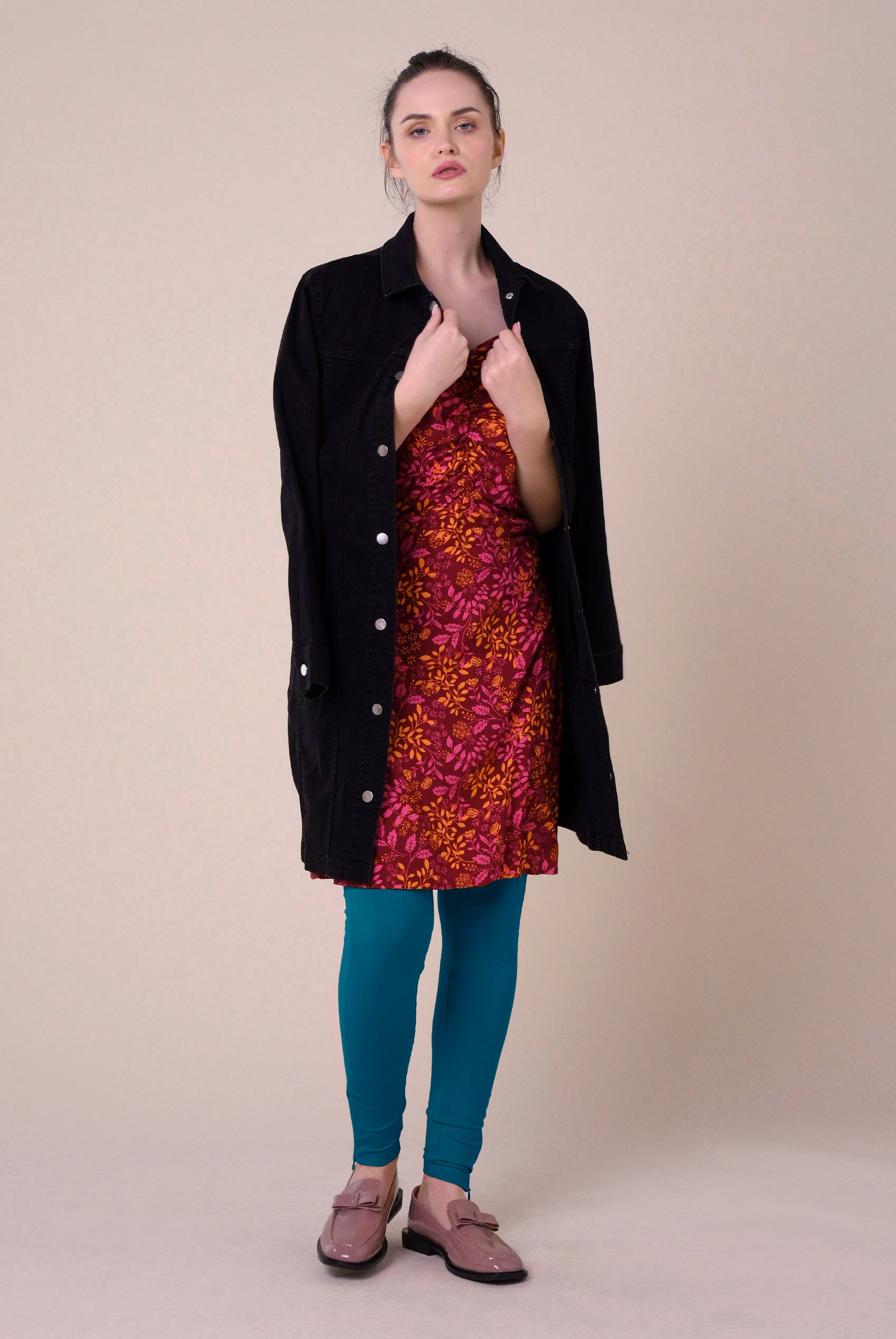 Womens Zip Hem Leggings