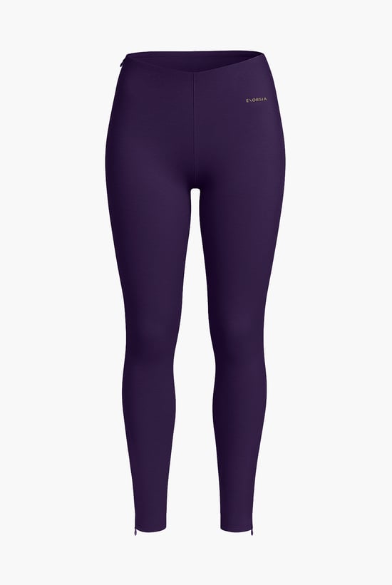 Womens Zip Hem Leggings