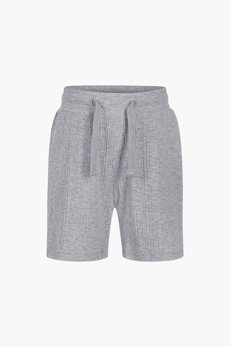 Boy's Navy Casual textured Jersey Shorts (6yrs-11yrs)