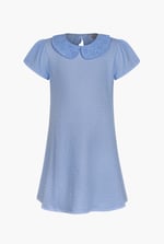 Girl's Peter Pan Collar Jersey Dress (5/6yrs - 10/11yrs)