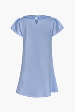 Girl's Peter Pan Collar Jersey Dress (5/6yrs - 10/11yrs)