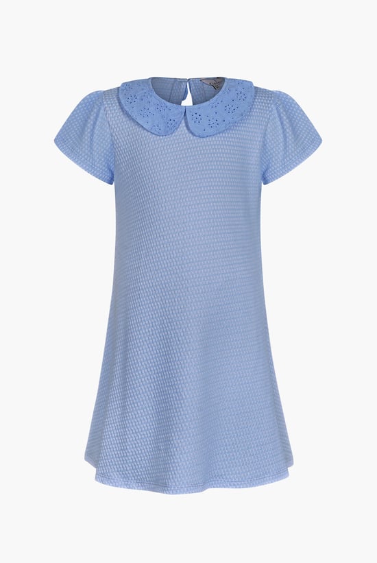 Girl's Peter Pan Collar Jersey Dress (5/6yrs - 10/11yrs)