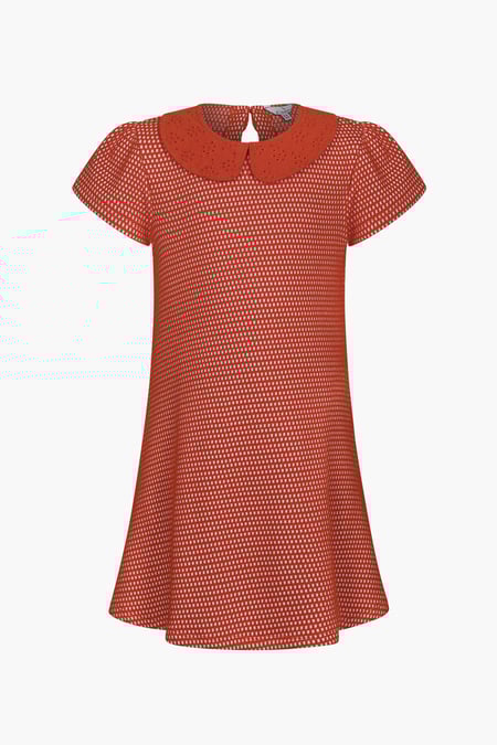 Girl's Sky Peter Pan Collar Jersey Dress (5/6yrs - 10/11yrs)