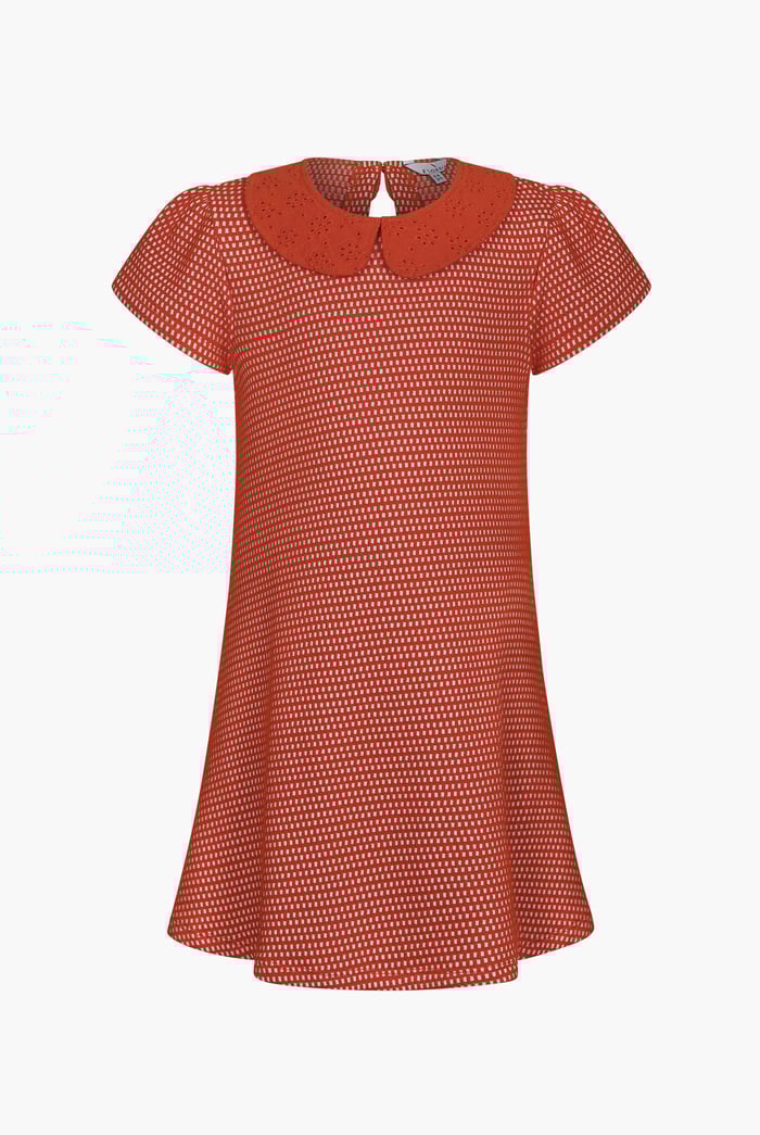 Girl's Peter Pan Collar Jersey Dress (5/6yrs - 10/11yrs)