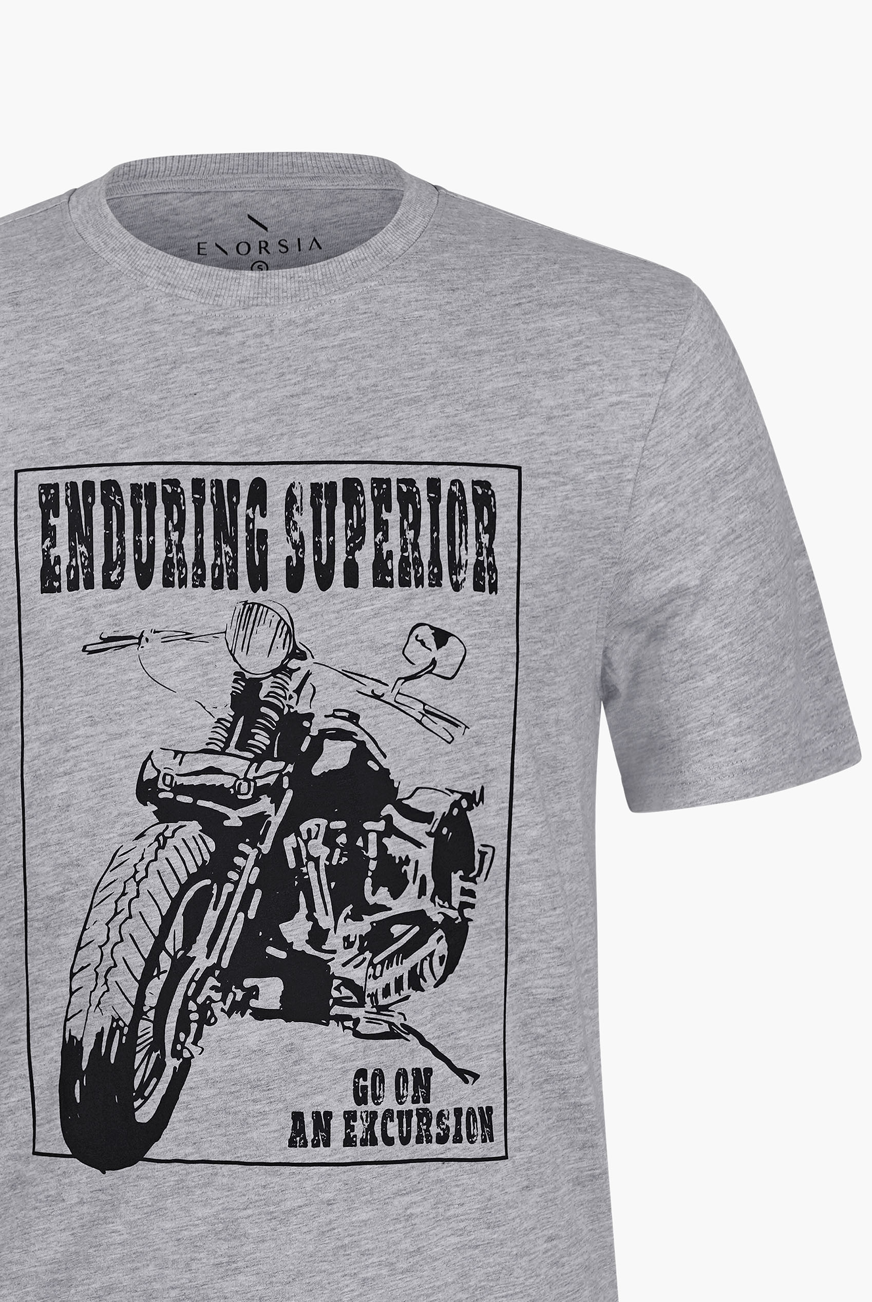 Men's Biker Graphic Printed T-Shirt