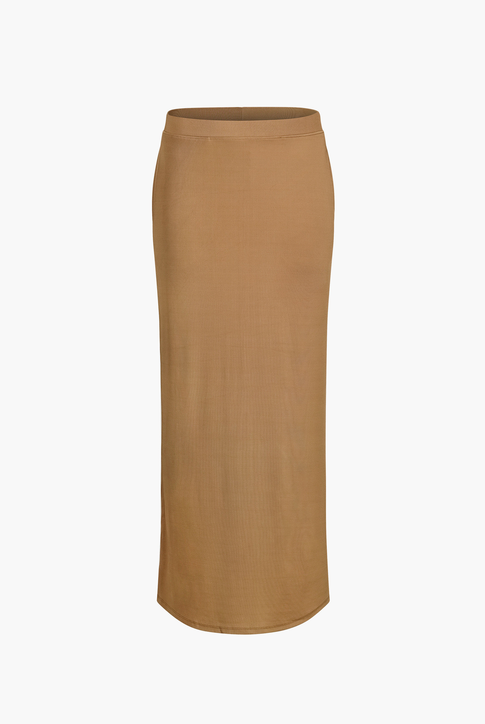 Detailed Stitched Jersey Comfort Fit Skirt