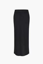 Detailed Stitched Jersey Comfort Fit Skirt