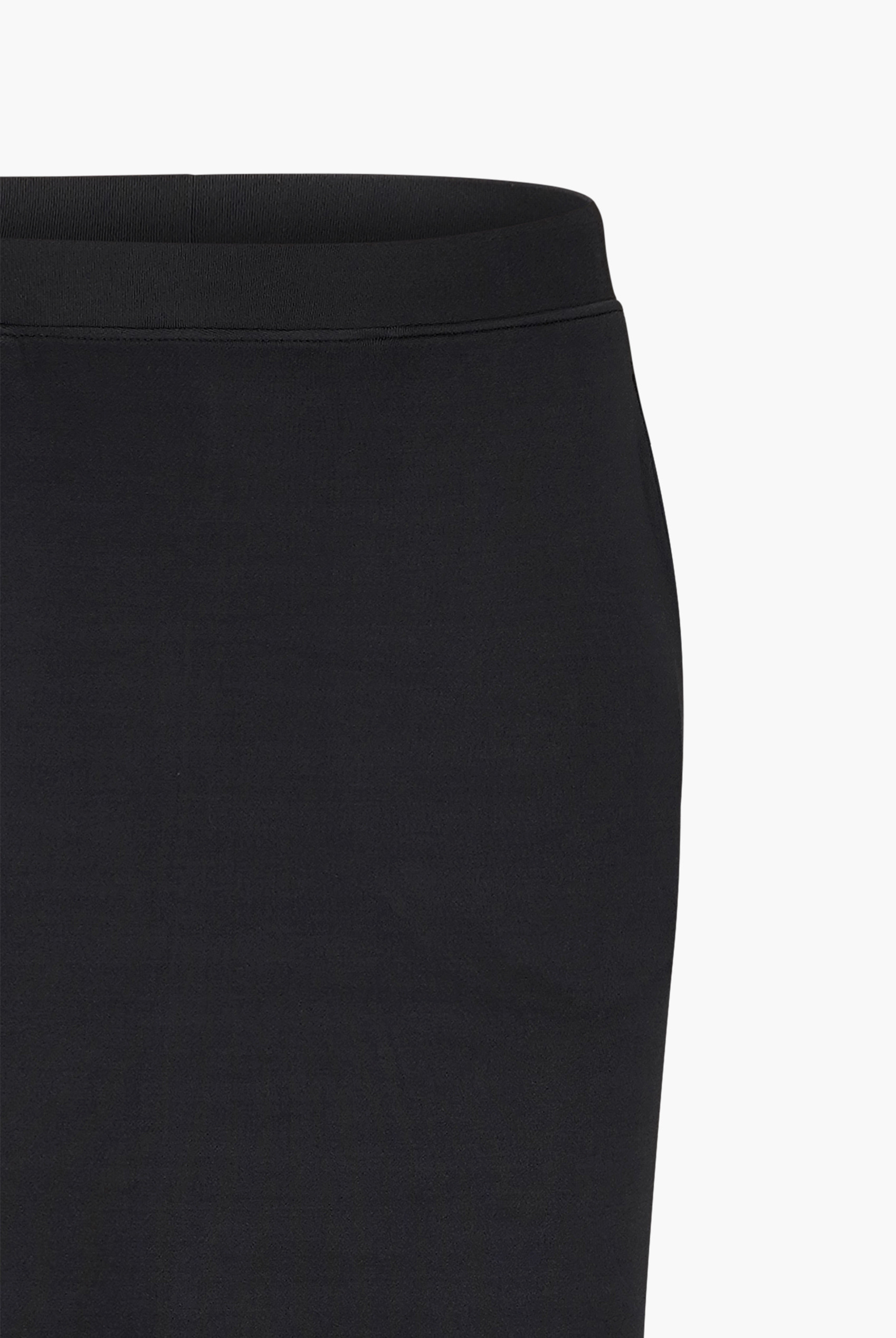 Detailed Stitched Jersey Comfort Fit Skirt