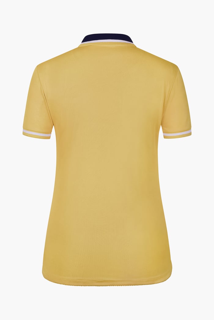 Women’s Contrast Collar Jersey Polo Shirt