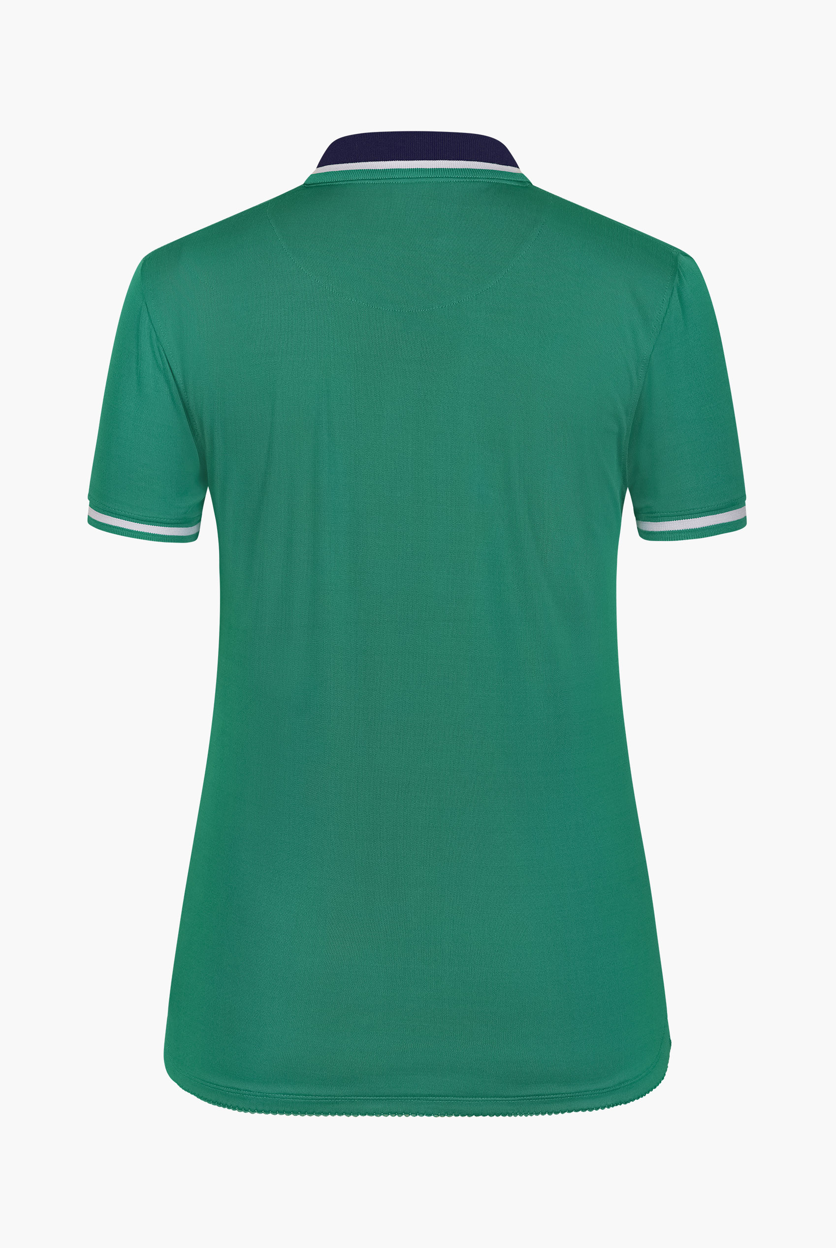 Women’s Contrast Collar Jersey Polo Shirt