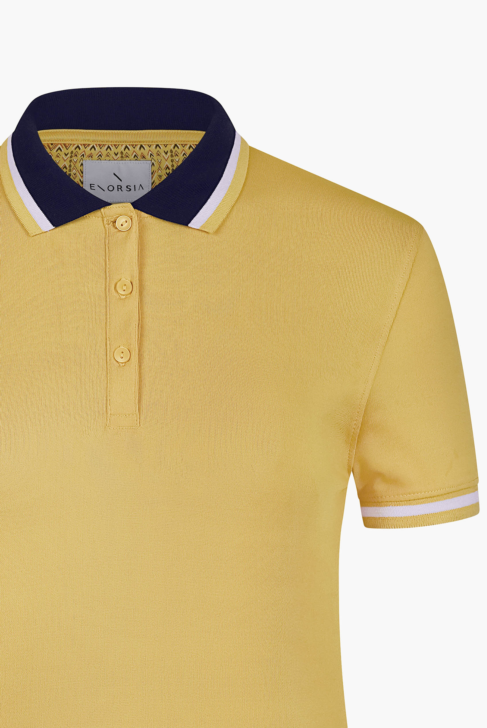 Women’s Contrast Collar Jersey Polo Shirt