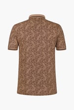 Turtle Shell Inspired Short Sleeves Polo Shirt