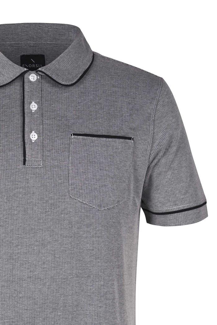 Cotton Jersey Club Collar Polo