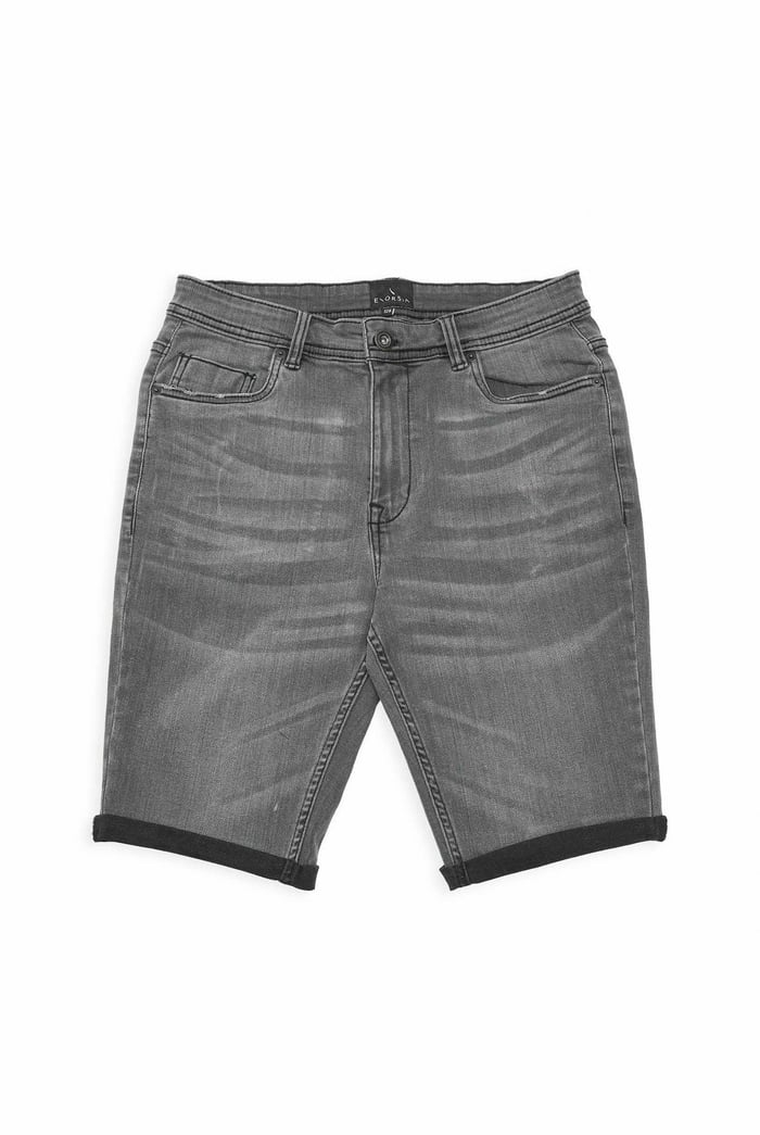 Skinny Stretch Denim Shorts