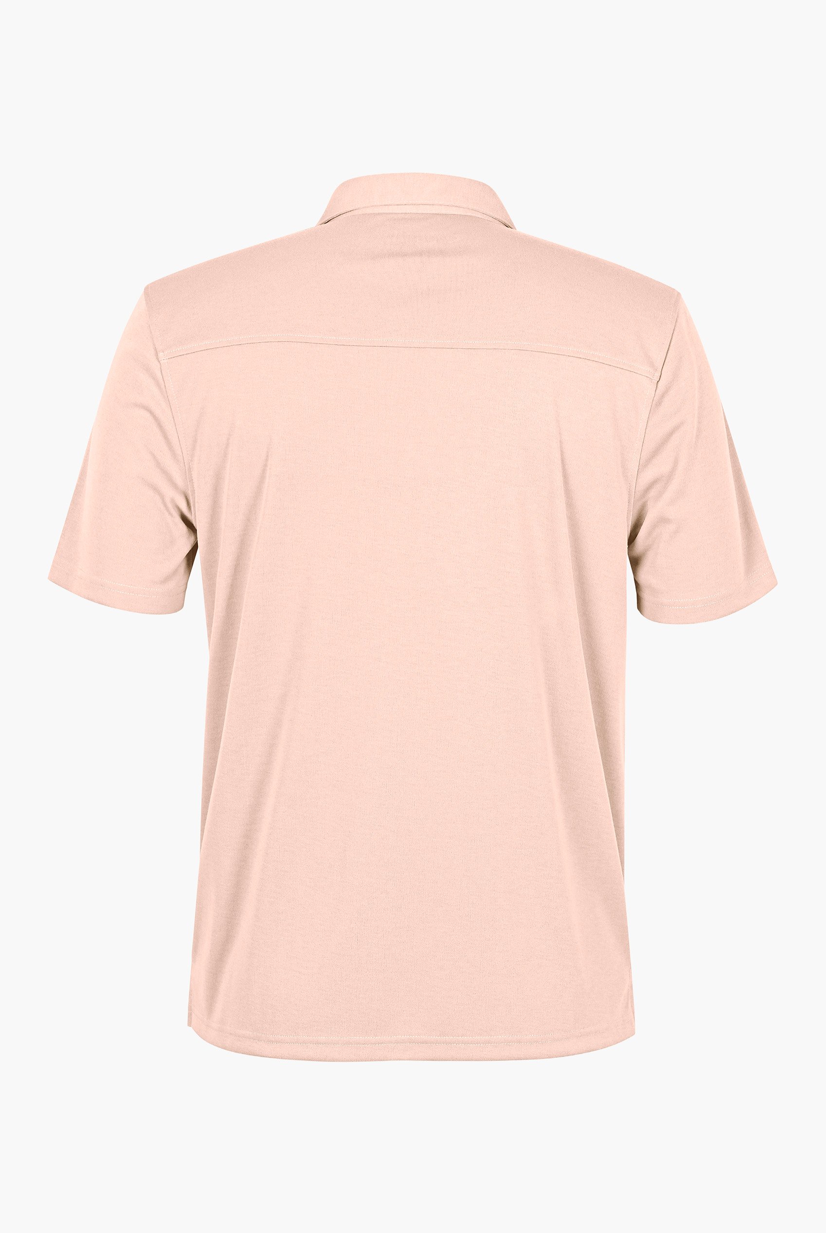 Mens Revere Collar Short Sleeve Jersey Shirt