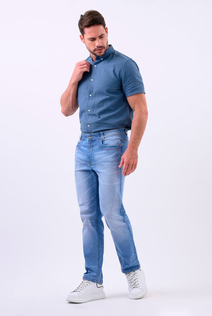 Enorsia Authentic Straight Leg Jeans