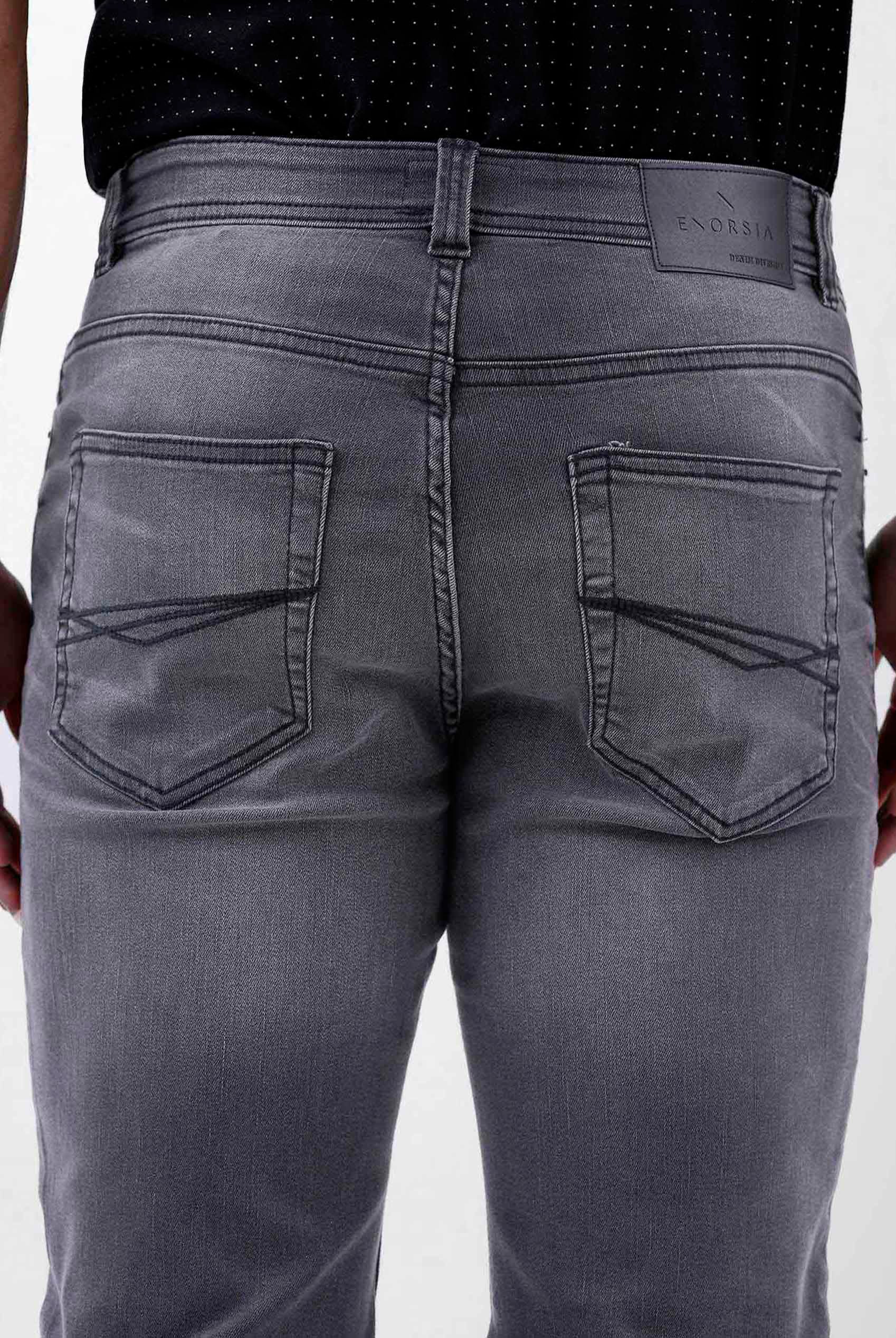 Grey Soft Touch Slim Stretch Jeans