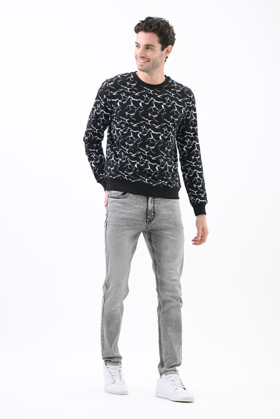 Grey Soft Touch Slim Stretch Jeans