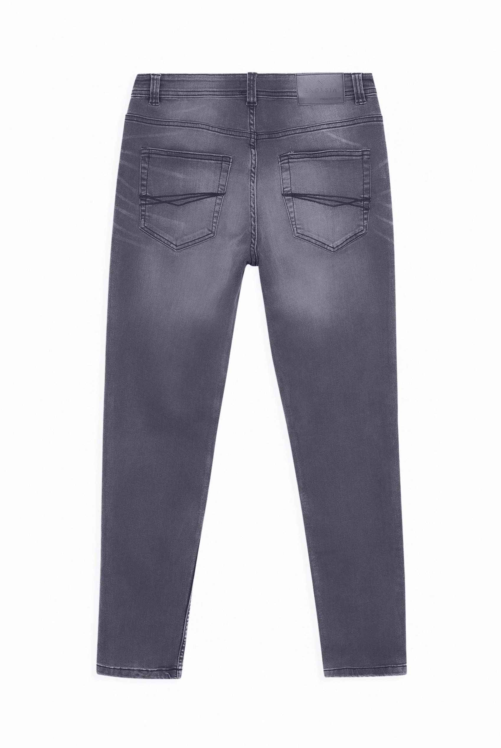 Grey Soft Touch Slim Stretch Jeans