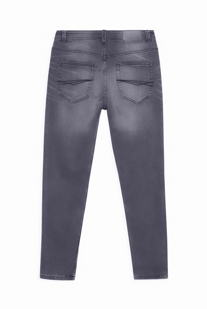 Grey Soft Touch Slim Stretch Jeans
