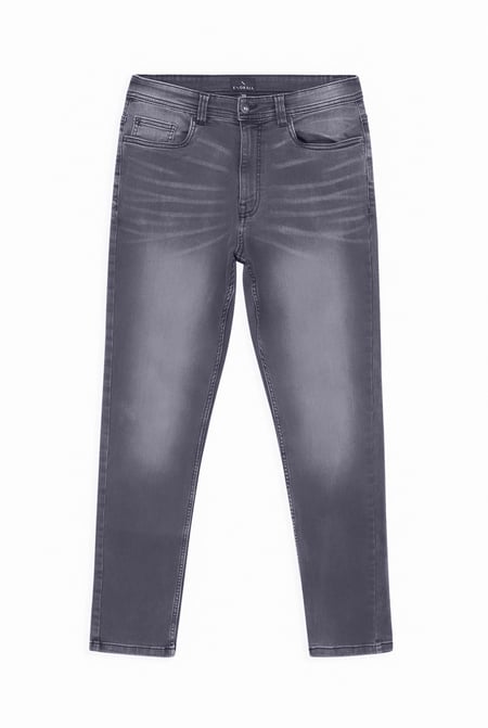Mid Gray Grey Soft Touch Slim Stretch Jeans