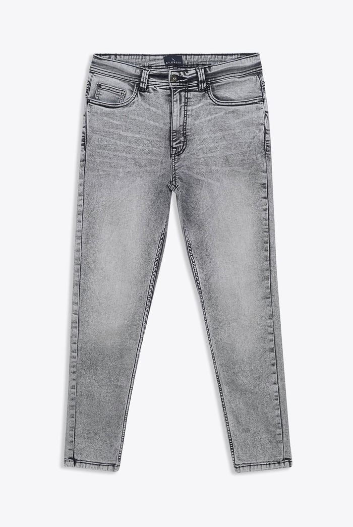 Grey Soft Touch Slim Stretch Jeans