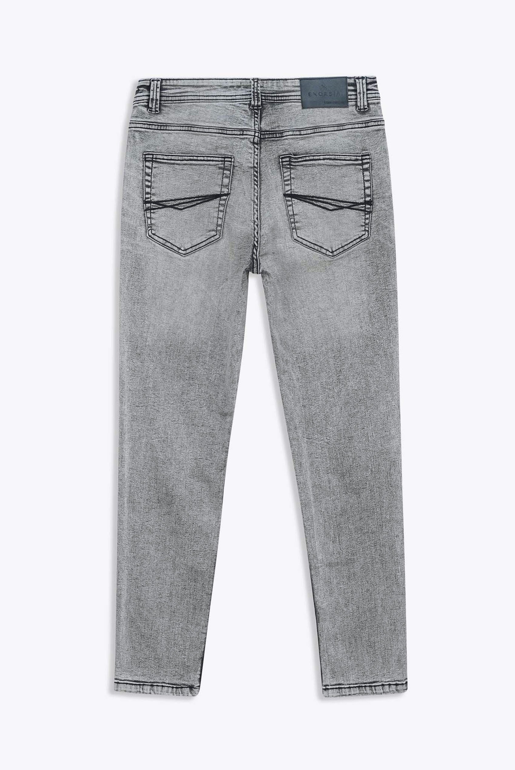 Grey Soft Touch Slim Stretch Jeans