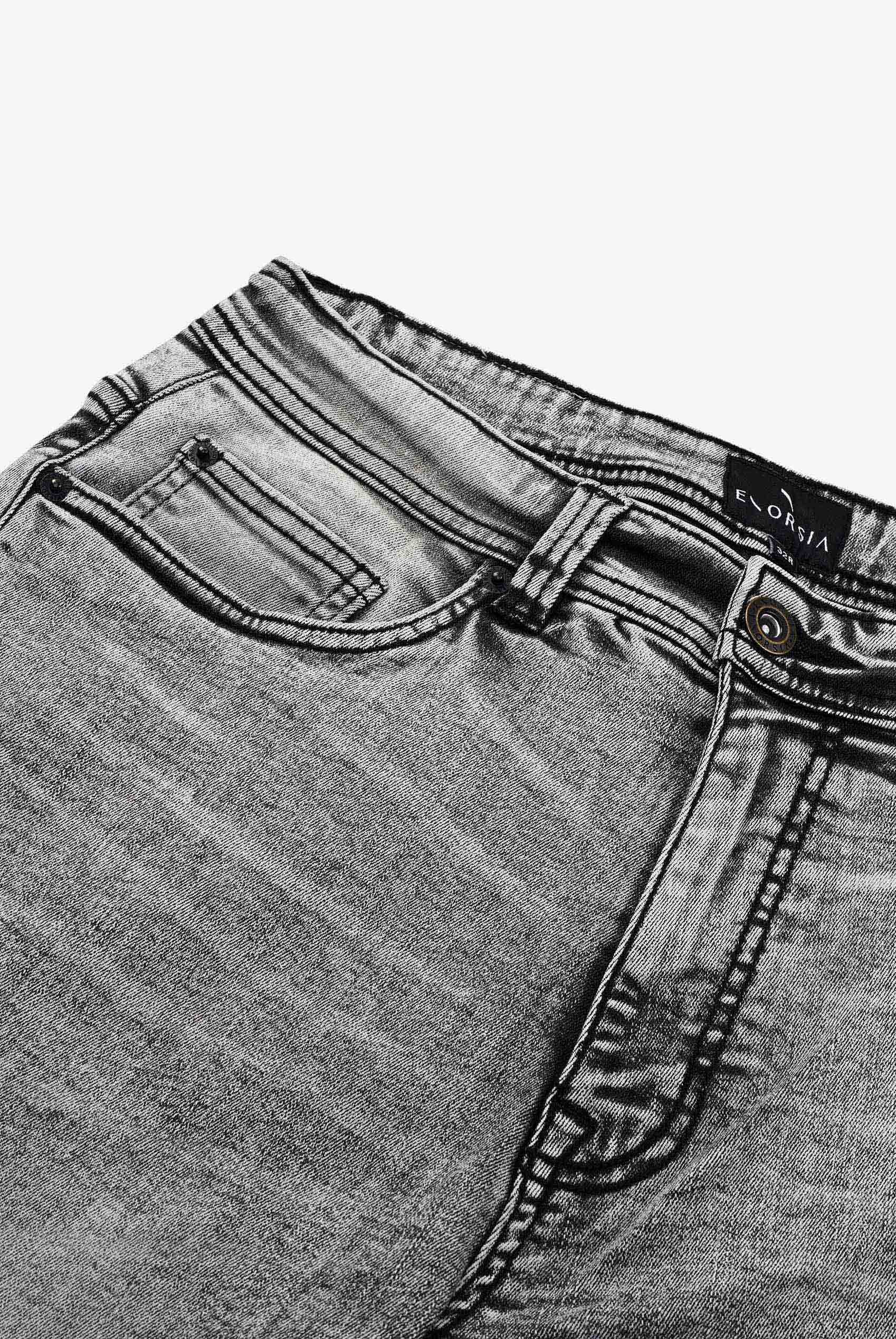Grey Soft Touch Slim Stretch Jeans