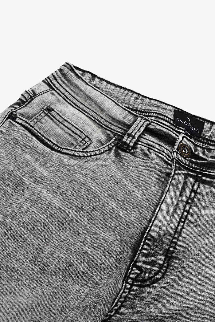 Grey Soft Touch Slim Stretch Jeans