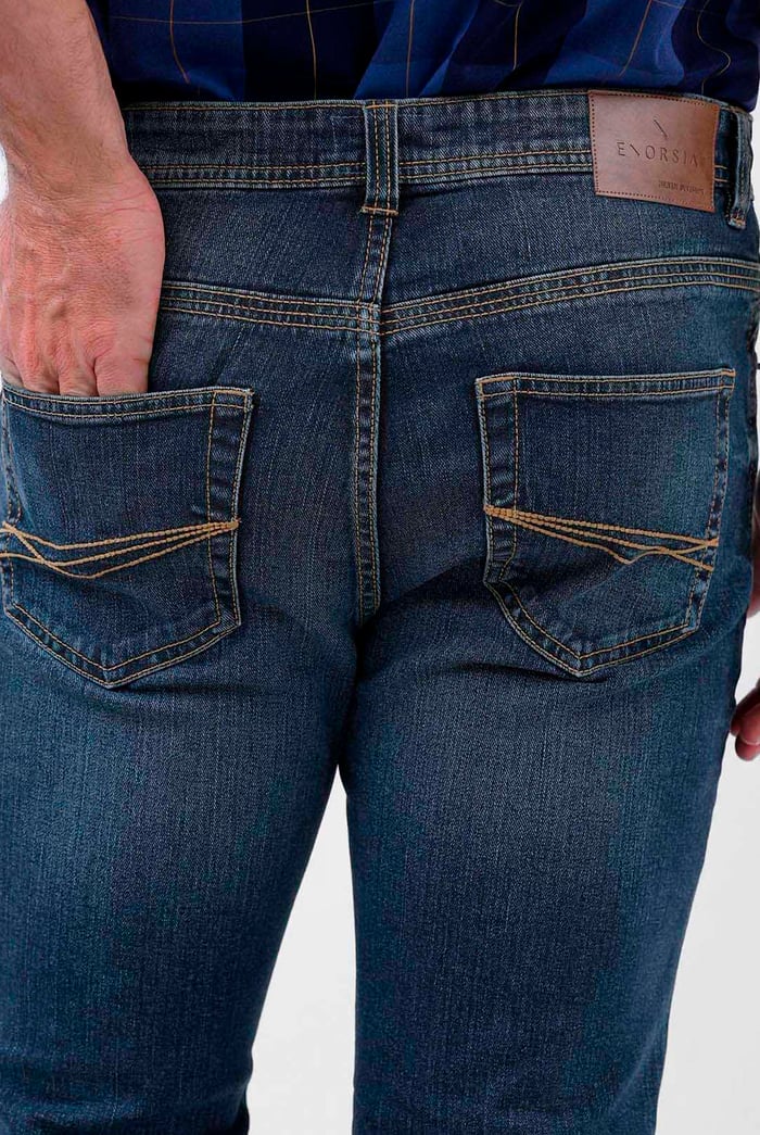 Vintage Deep Wash Bootcut Jeans