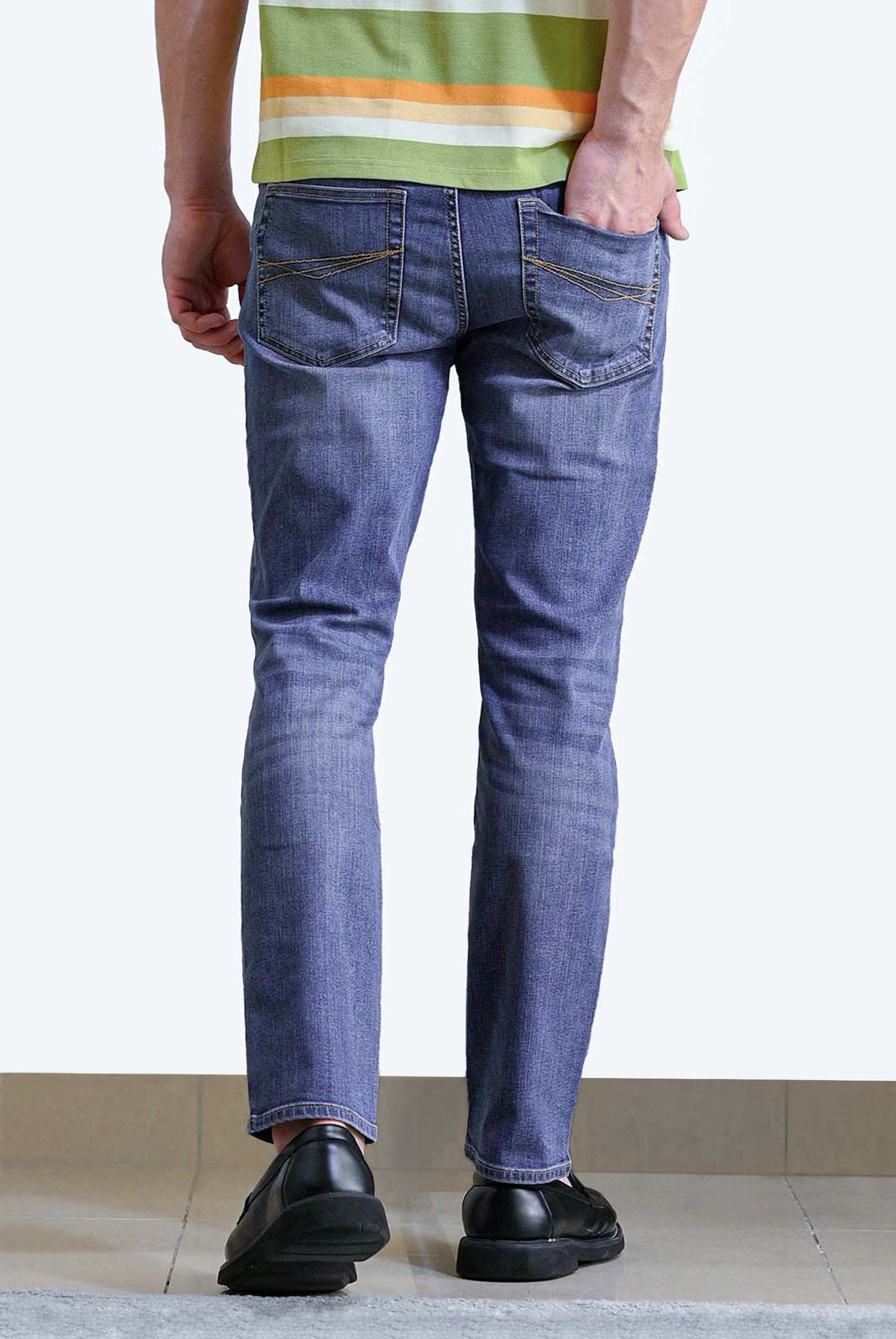 Mens Essential Super Stretch Regular Fit Jeans