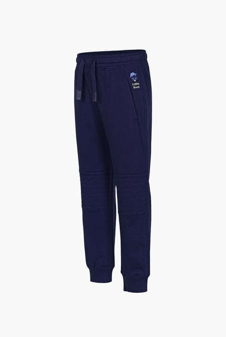 Boys Navy Cold Cap Embalishment Jogger(6yrs-11yrs)