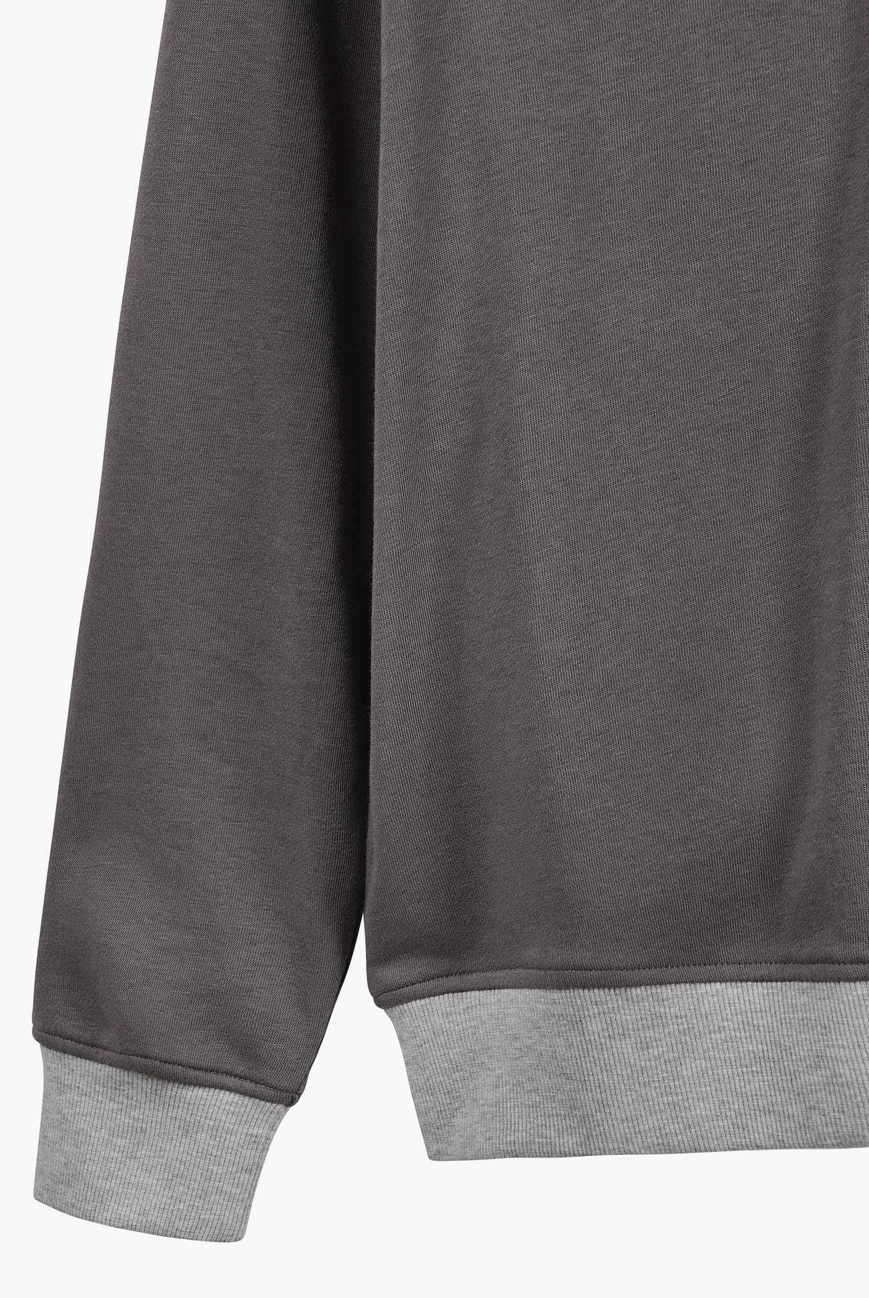 Mens Wave Full Zip  Contrast Hoodie