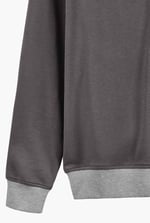 Mens Wave Full Zip  Contrast Hoodie