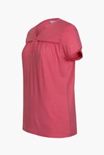 Golden Printed cap sleeve Jersey tops