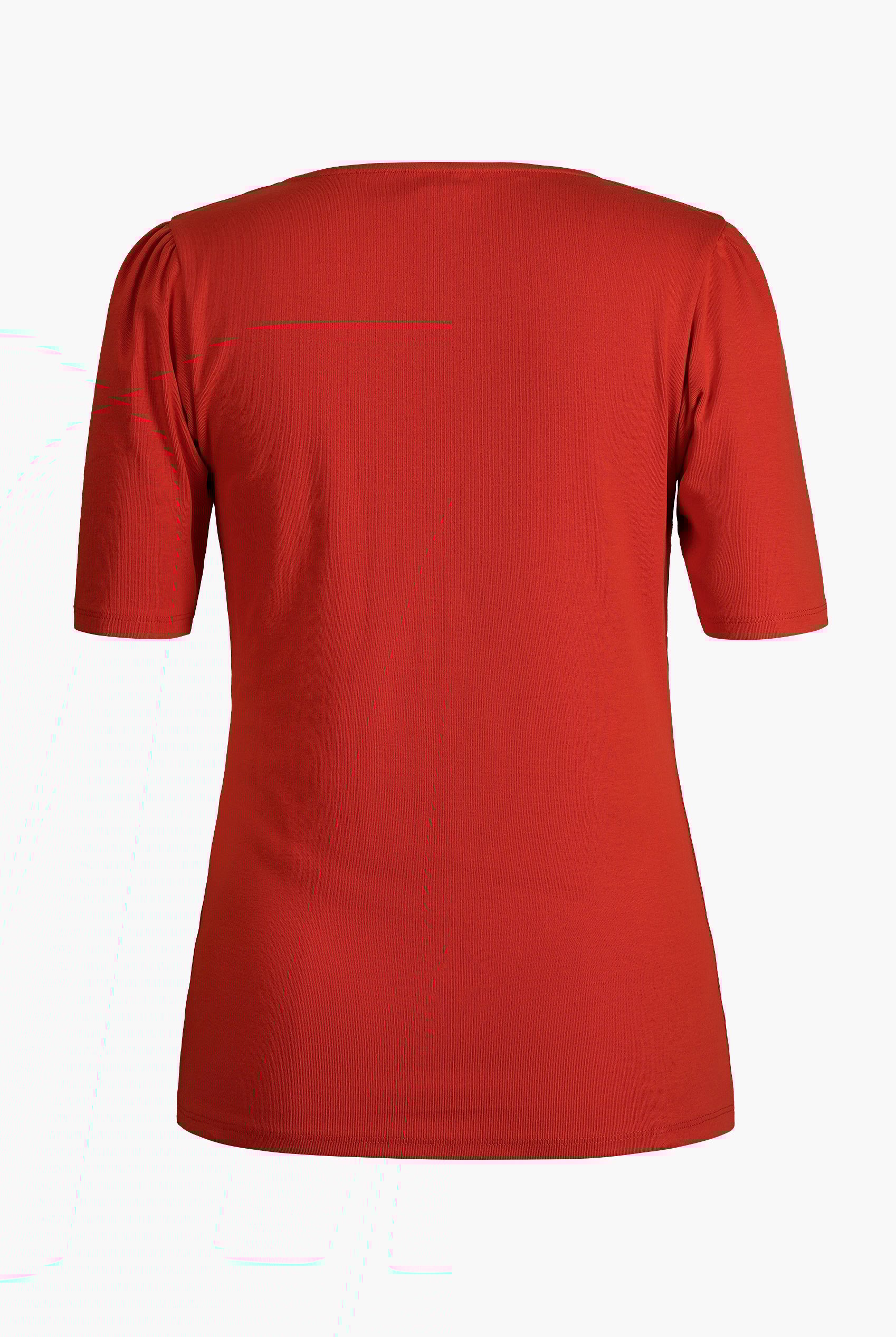 Sweetheart Neckline Zip-Front Jersey Top