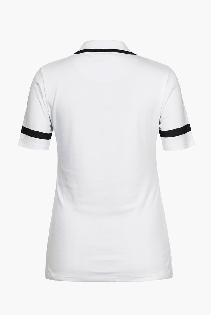 Cornelia stripe  Short Sleeve Polo Shirt