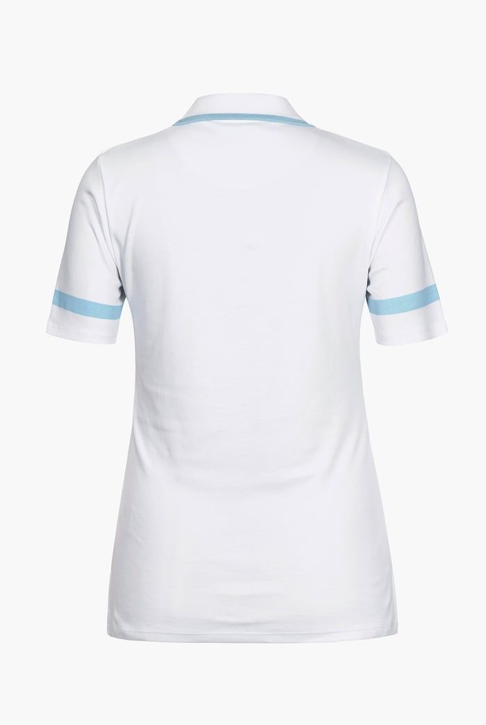 Cornelia stripe  Short Sleeve Polo Shirt