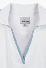 Cornelia stripe  Short Sleeve Polo Shirt