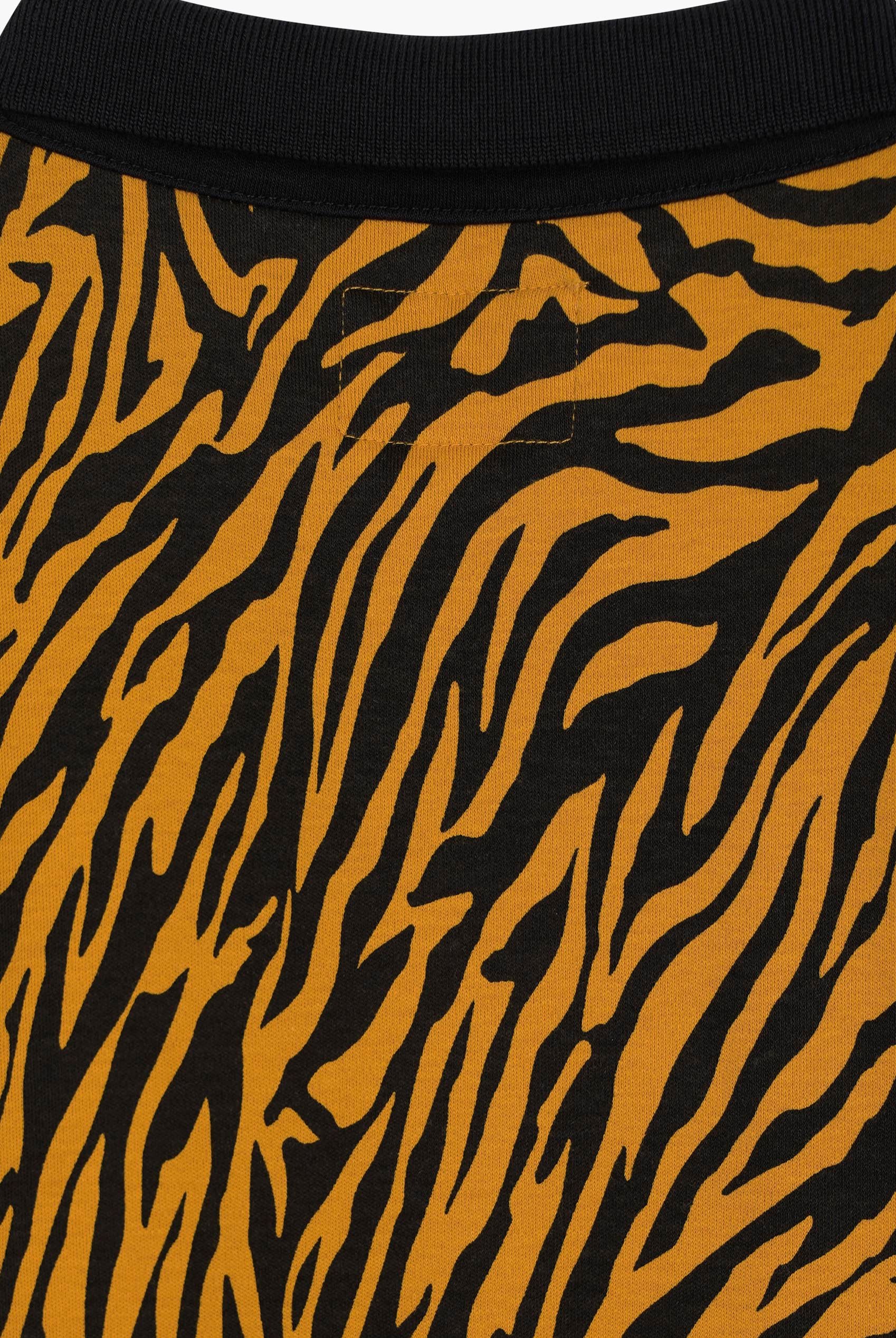 Zebra Print Short Sleeve Polo Shirt