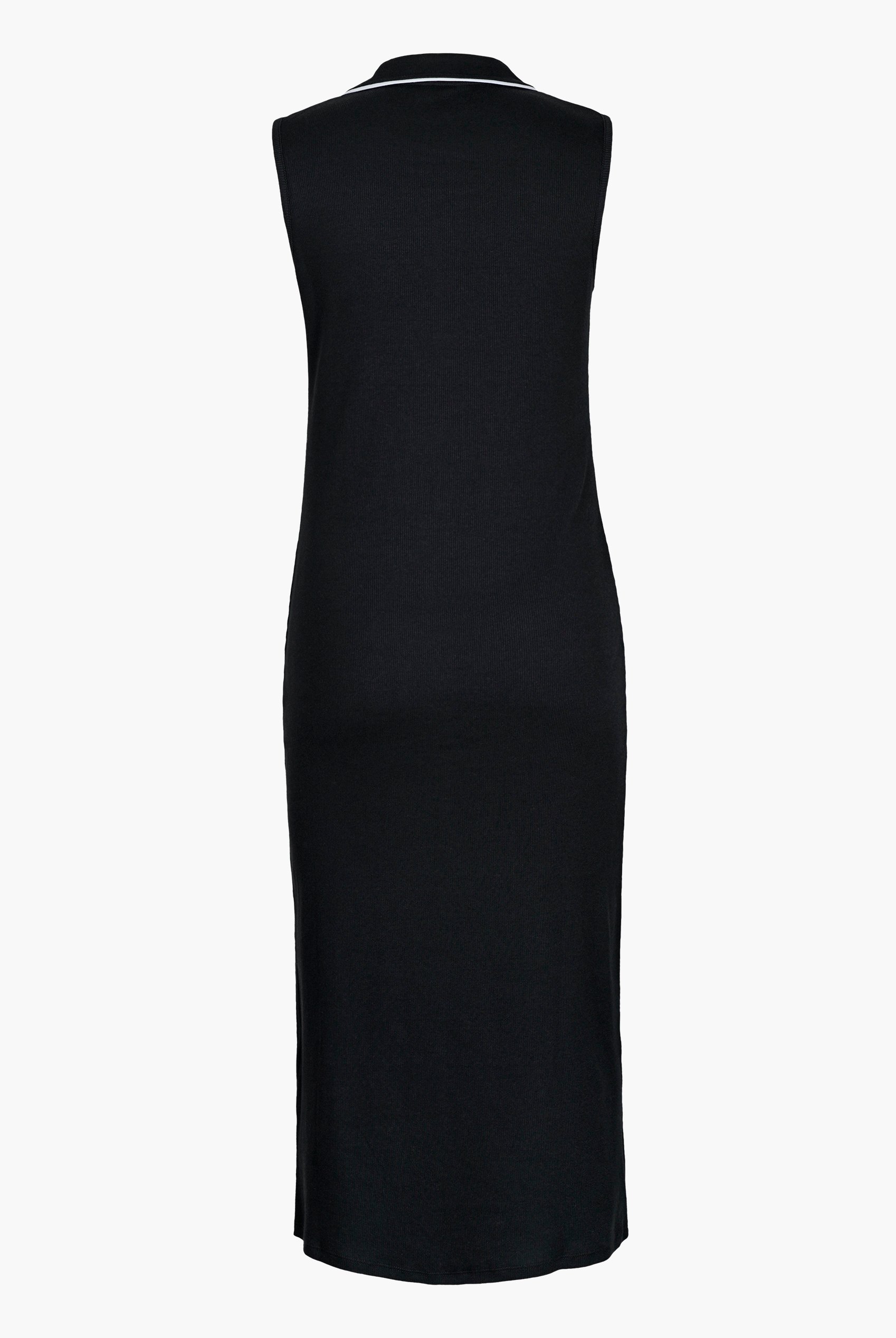 Brooke Sleeveless Contrast Rib Jersey Dress
