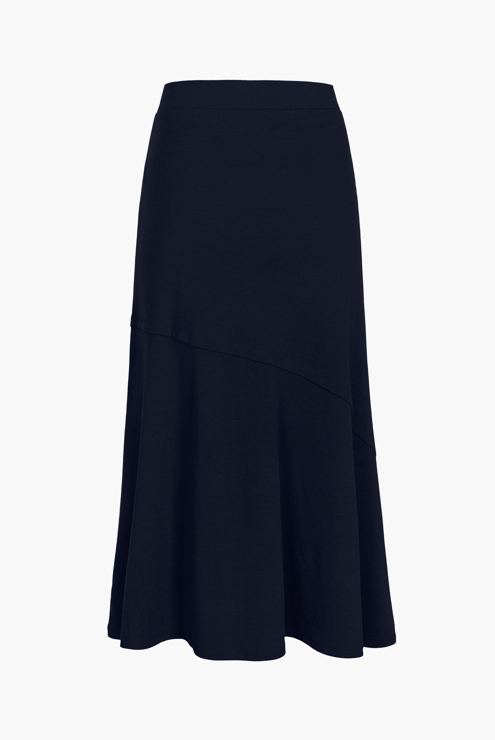 Classic Seam Detail Jersey Skirt