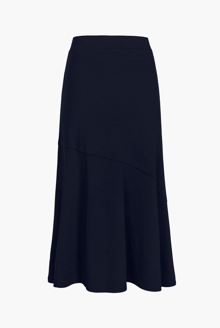 Classic Seam Detail Jersey Skirt