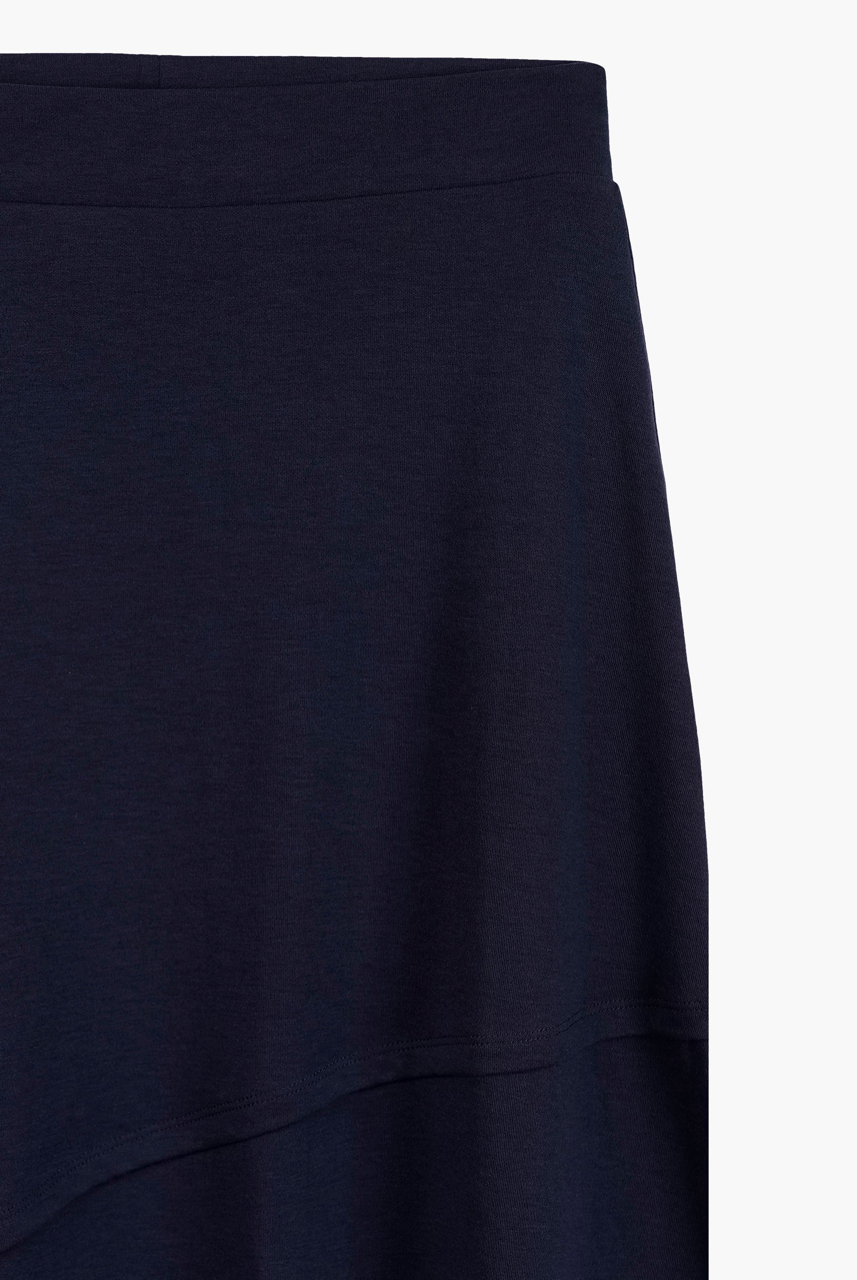 Classic Seam Detail Jersey Skirt