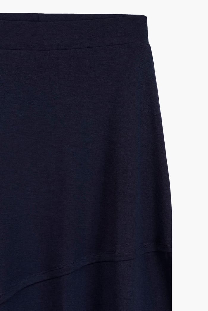 Classic Seam Detail Jersey Skirt