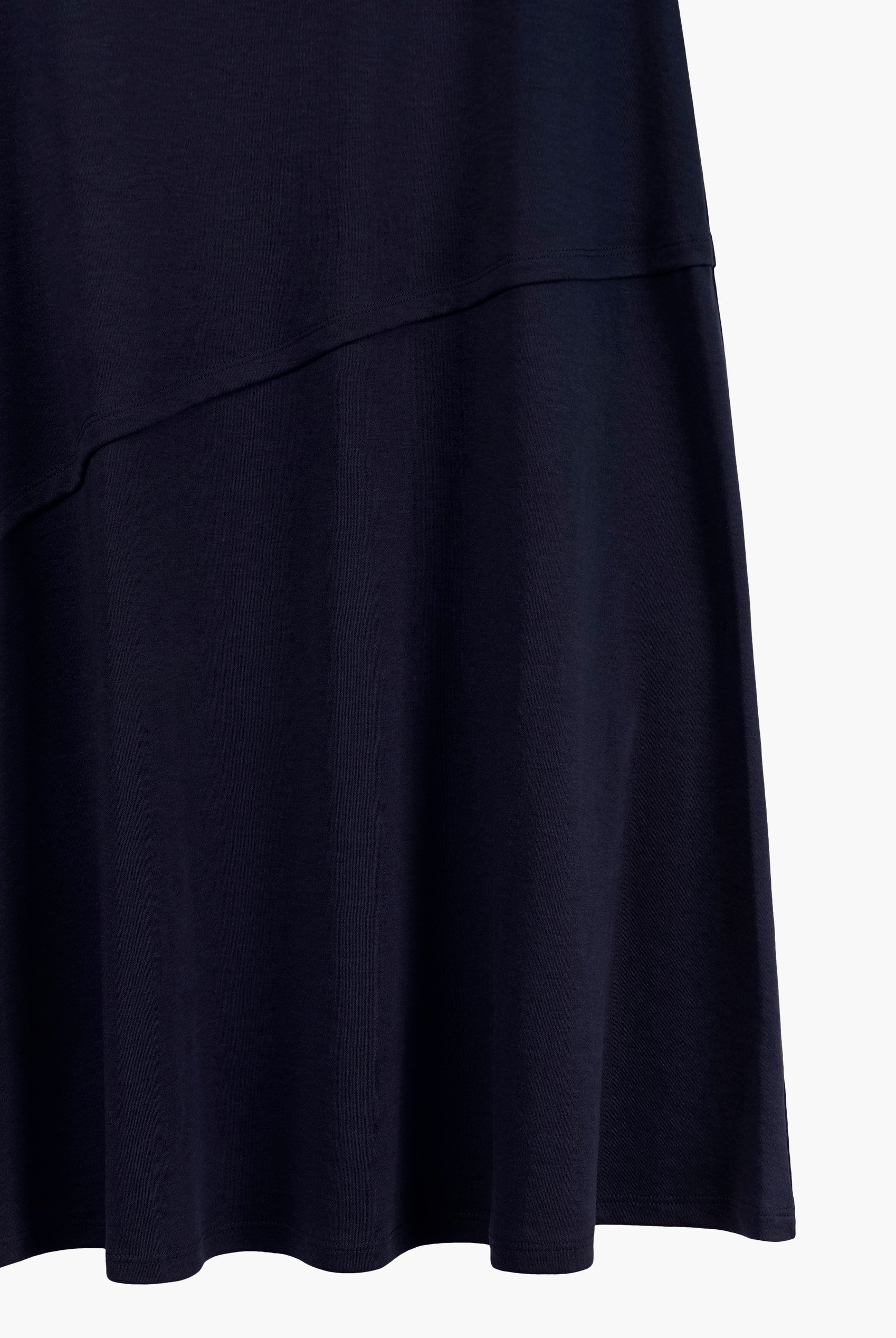 Classic Seam Detail Jersey Skirt