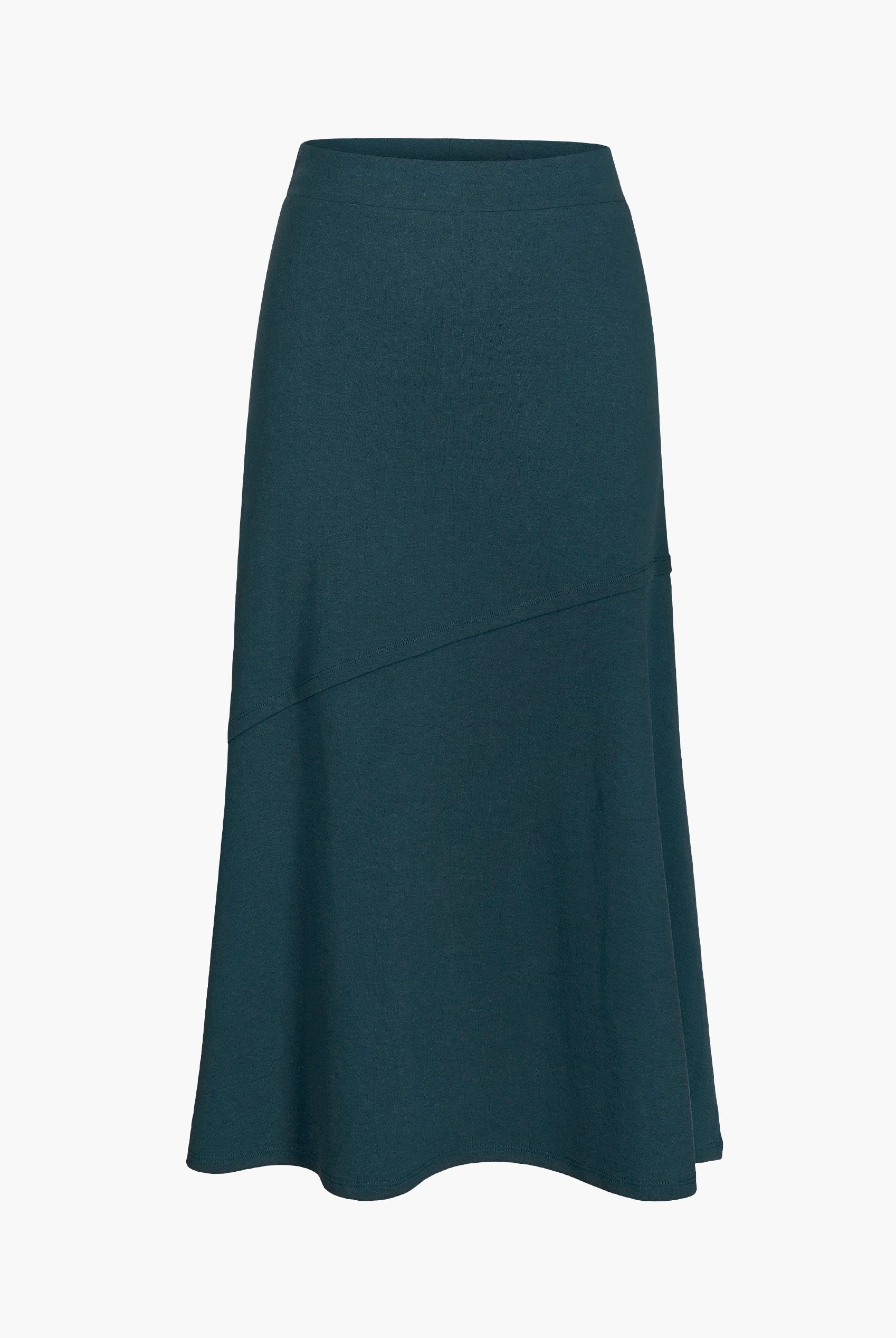Classic Seam Detail Jersey Skirt