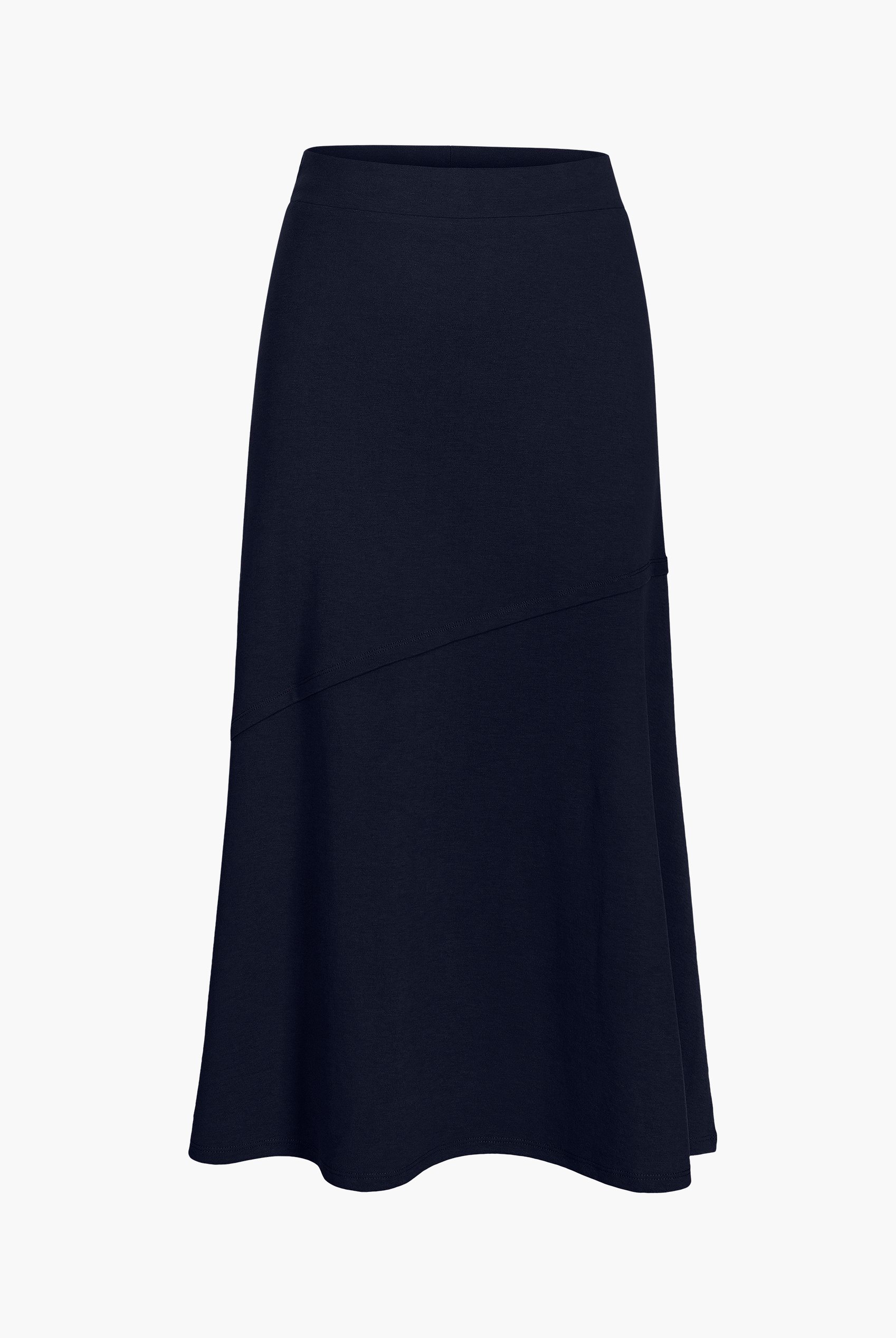 Classic Seam Detail Jersey Skirt