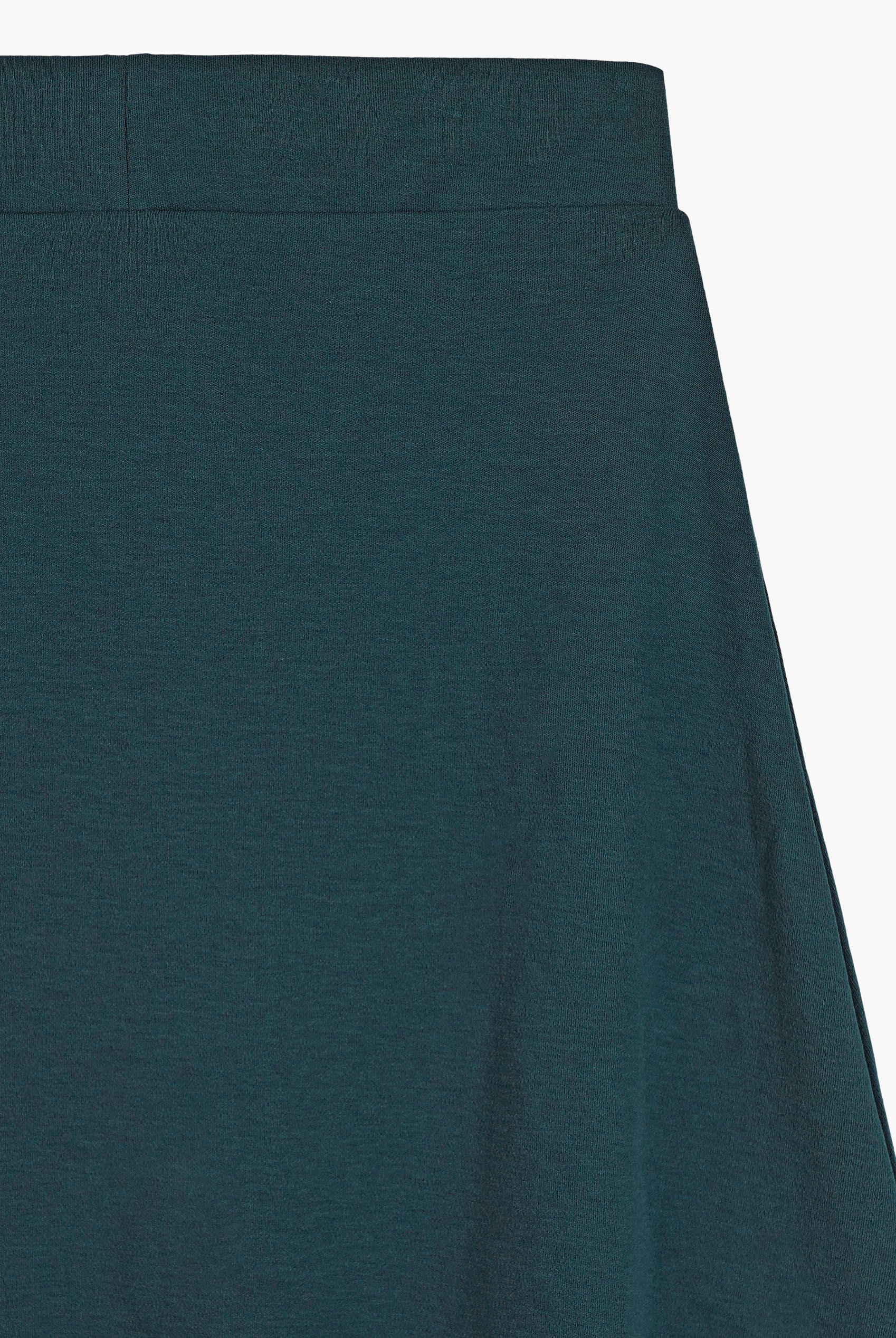Classic Seam Detail Jersey Skirt