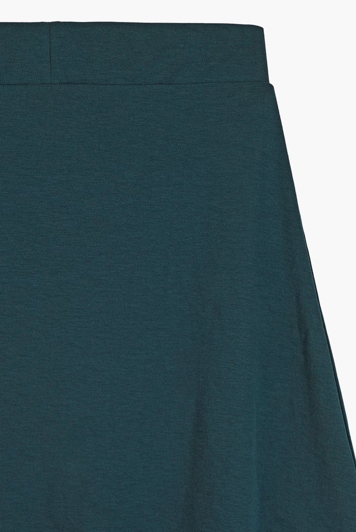 Classic Seam Detail Jersey Skirt